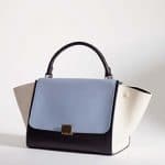 Celine Baby Blue Tricolor Trapeze Bag