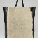 Celine Shearling Vertical Cabas Shopping Tote - Yoogis Closet