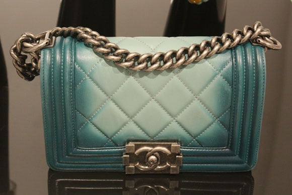 Chanel Pre-Spring 2014 Ombre Blue Boy Bag · INTO