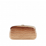 Chanel Brown Alligator Clutch with Kisslock Closure - Cruise 2014
