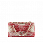 Chanel Coco Sailor Red and White Flap Bag - Cruise 2014