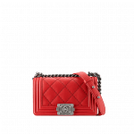 Chanel Mini Red Boy Flap Bag - Cruise 2014