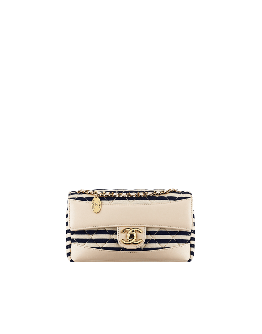 Bonhams : Black and White Coco Sailor Flap Bag, Chanel, Cruise 2014,  (Includes serial sticker, authenticity card, dust bag and box)