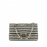 Chanel Navy Coco Sailor with Pearl Chain Flap Bag - Cruise 2014