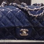 Chanel Navy Patent Classic Flap Mini Bag - Cruise 2014