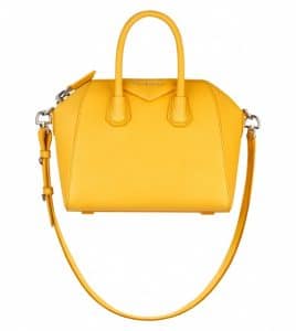 Givenchy Bright Yellow Antigona Mini Bag - Spring Summer 2014 Collection