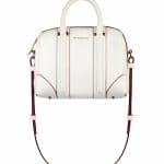 Givenchy White Calfskin with Carmine Edges Lucrezia Mini Bag - Spring Summer 2014 Collection