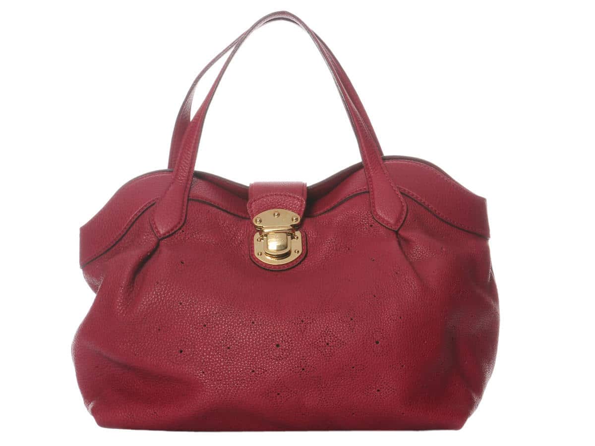 Louis Vuitton Grenat Mahina Bag - Anns Fabulous Finds