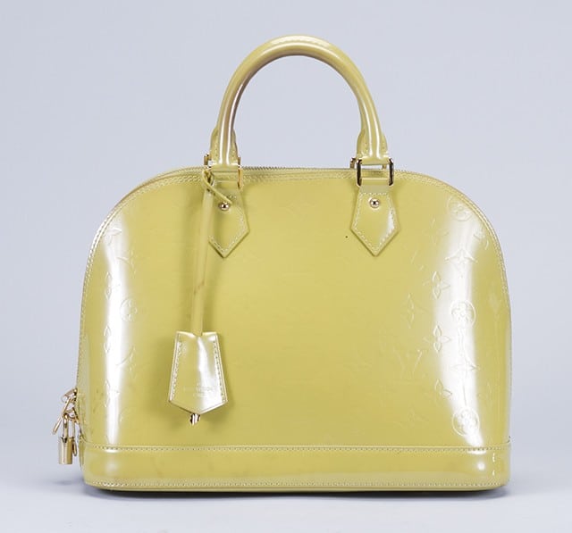 Louis Vuitton Vert Impression Vernis Alma Bag - Bella Bag