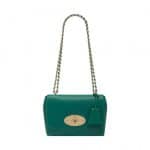 Mulberry Emerald Micrograin Calf Lily Bag