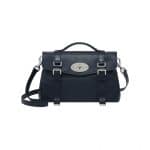 Mulberry Midnight Blue Polished Buffalo Alexa Bag