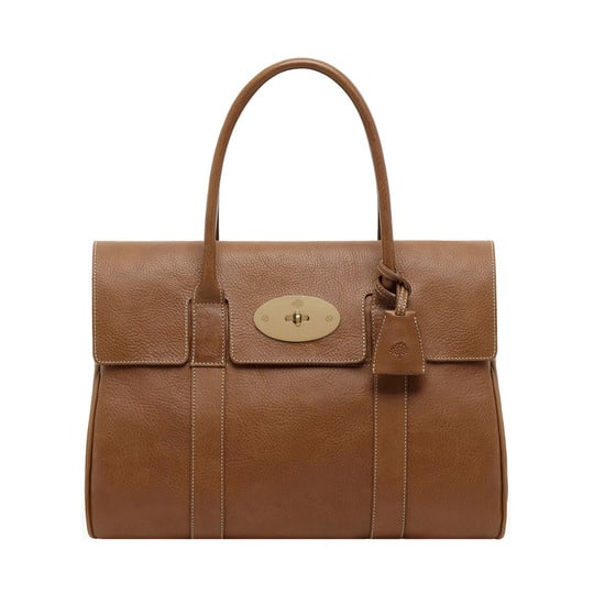 Mulberry Oak Natural Leather Bayswater Bag