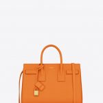 Saint Laurent Orange Classic Sac De Jour Small Bag