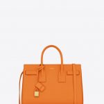 Saint Laurent Orange Classic Sac De Jour Small Bag