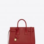 Saint Laurent Red Classic Sac De Jour Small Bag