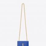 Saint Laurent Royal Blue Patent Classic Monogramme Saint Laurent Satchel Bag