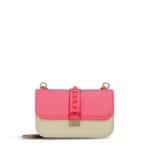 Valentino Fuchsia Rockstud Large Flap Bag