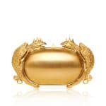 Valentino Gold Gryphon Miniaudiere Bag