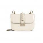 Valentino Ivory Rockstud Flap Small Bag