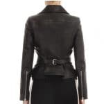 Alexander Mcqueen Leather Jacket with Hip Zippers