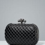 Bottega Veneta Black on Black Knot Clutch - Spring Summer 2014