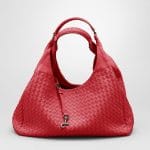 Bottega Veneta Fraise Intrecciato Nappa Campana Bag