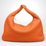 Bottega Veneta Tangerine Intrecciato Nappa Veneta Large Bag