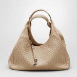 Bottega Veneta Walnut Intrecciato Nappa Campana Bag