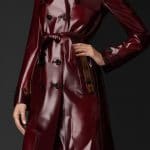 Burberry Oxblood Viny Trench Coat - Fall Winter 2013