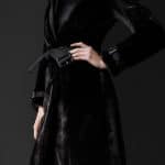 Burberry Prorsum Black Mink Coat - Fall Winter 2013