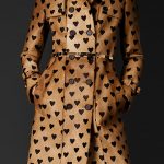 Burberry Prorsum Heart Print Calfskin Coat - Fall Winter 2013