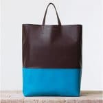 Celine Azur Blue Bicolor Cabas Bag - Summer 2014
