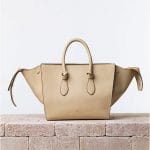 Celine Beige Chamois Tie Tote Bag - Summer 2014