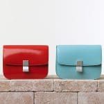 Celine Box Flap Bags in Red and Blue - Summer 2014