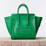Celine Grass Green Palmelato Mini Luggage Bag - Summer 2014