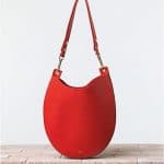 Celine Red Vermillion Trotteur Hobo Bag - Summer 2014