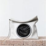 Celine White Eyelet Pouch Bag - Summer 2014