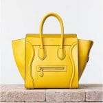 Celine Yellow Sunflower Palmelato Mini Luggage Bag - Summer 2014