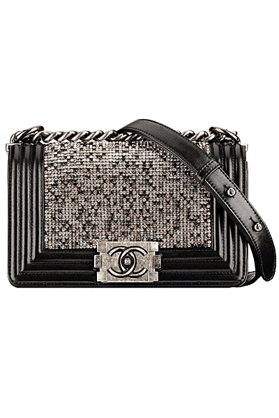 Chanel Black Boy Chanel By Night Flap Small Bag - Spring 2014 Act I