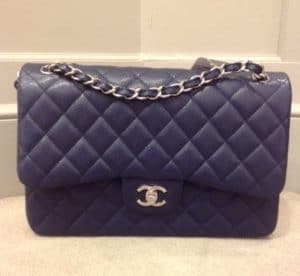 chanel bag flap navy classic cruise reference guide jumbo spottedfashion