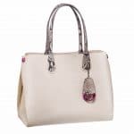 Dior Crema/Roccia Python Dior Addict Shopping Tote Small Bag