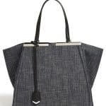 Fendi Blue Denim 3Jours Tote Bag