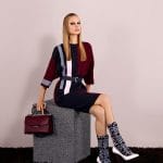 Fendi Burgundy Crocodile Flap Bag - Pre-Fall 2014