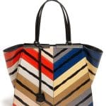 Fendi Multicolor Snakeskin 3Jours Tote Bag