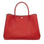 Hermes Casaque Red Country Garden Party Medium Bag