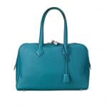 Hermes Izmir Blue Victoria II 35cm Bag