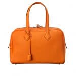 Hermes Orange Victoria II 35cm Bag
