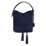 Louis Vuitton Blue Suede NN14 Bag - Spring Summer 2014