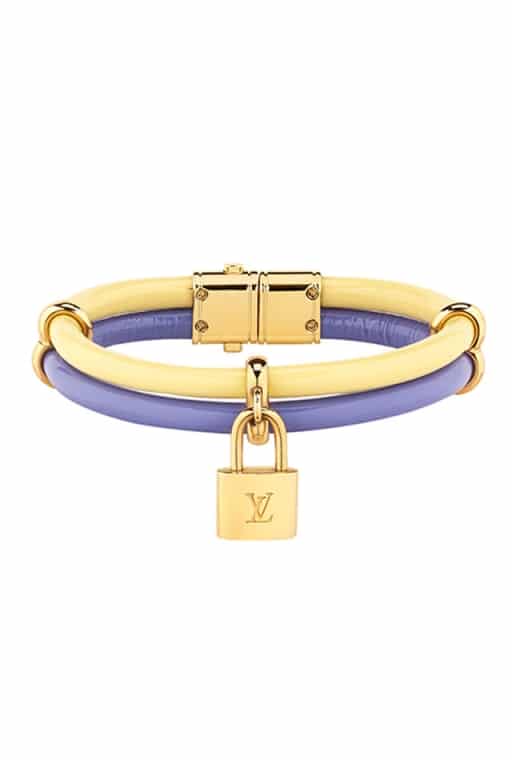 Louis Vuitton 2010s Tortoise Shell Lock Me Bracelet · INTO