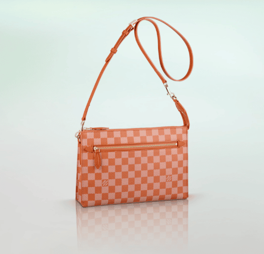 Louis Vuitton Damier Couleurs Kit Clutch Carmine